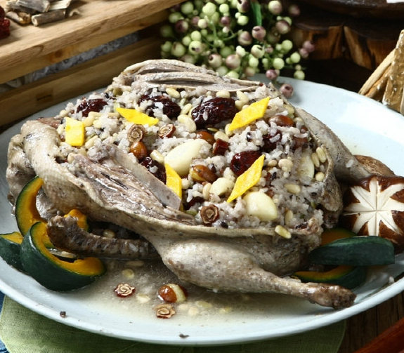 [청둥유황오리백숙 1.3kg 1마리_ 누룽지증정 추가구성별도선택 토종오리소금구이,울금약재,옻액기스]좋은 의식주 문화를 함께 키워가는 건강... 