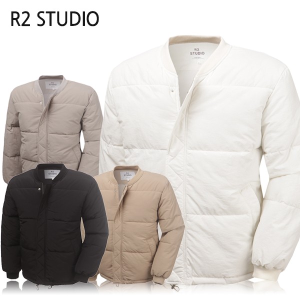 [R2 studio] R2 스튜디오 심플 웰론 숏패딩 Model No_E2-0M099 | 한길무역(제로골프) | 꽃피는아침마을